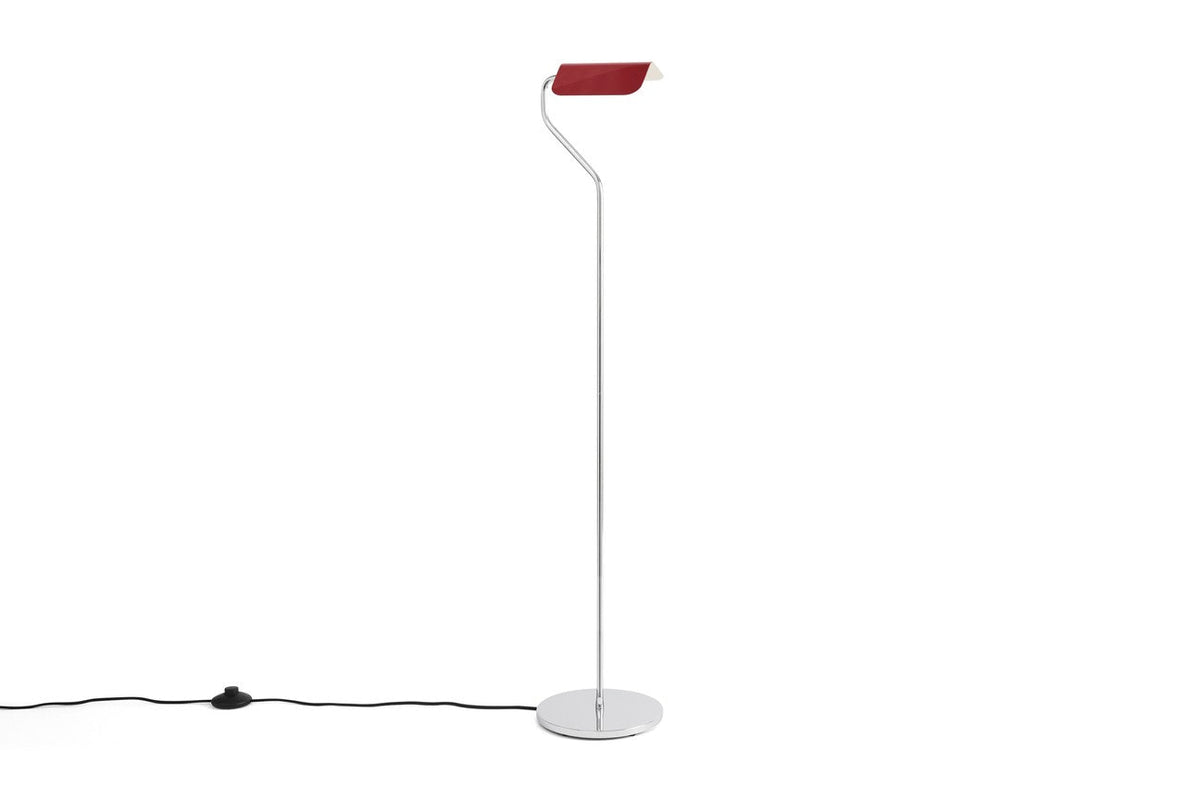 Lampadaire en acier rouge 22x110cm Apex - Hay - The Cool Republic