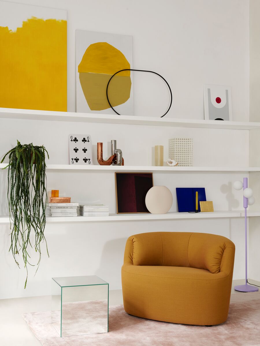 Lampadaire en acier violet 137cm Kaktee - Fest Amsterdam - The Cool Republic