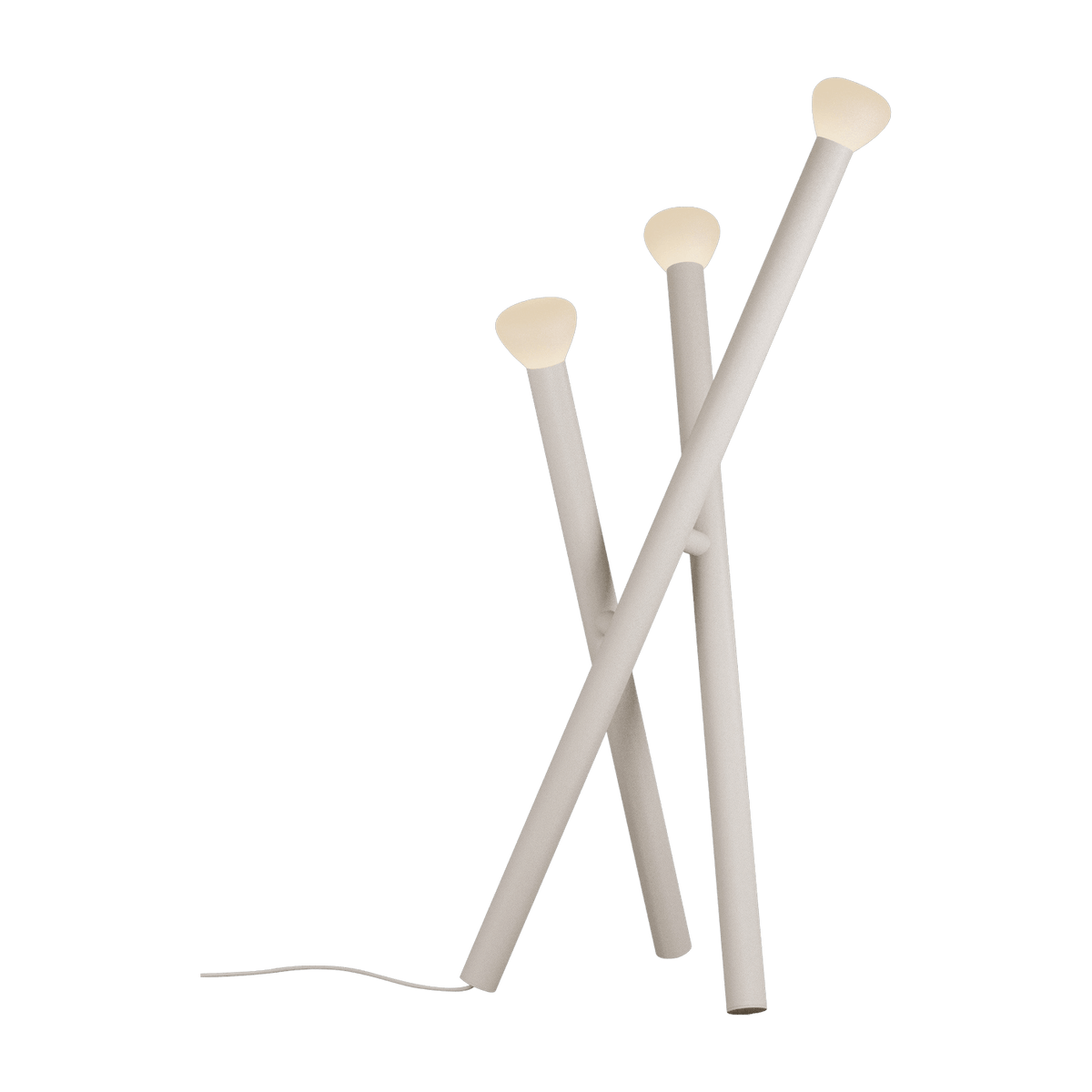 Lampadaire en aluminium beige Parc n°5 - Lambert & Fils - The Cool Republic