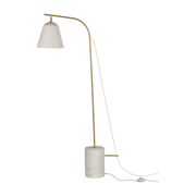 Lampadaire en aluminium blanc Line Two - NORR11 - The Cool Republic