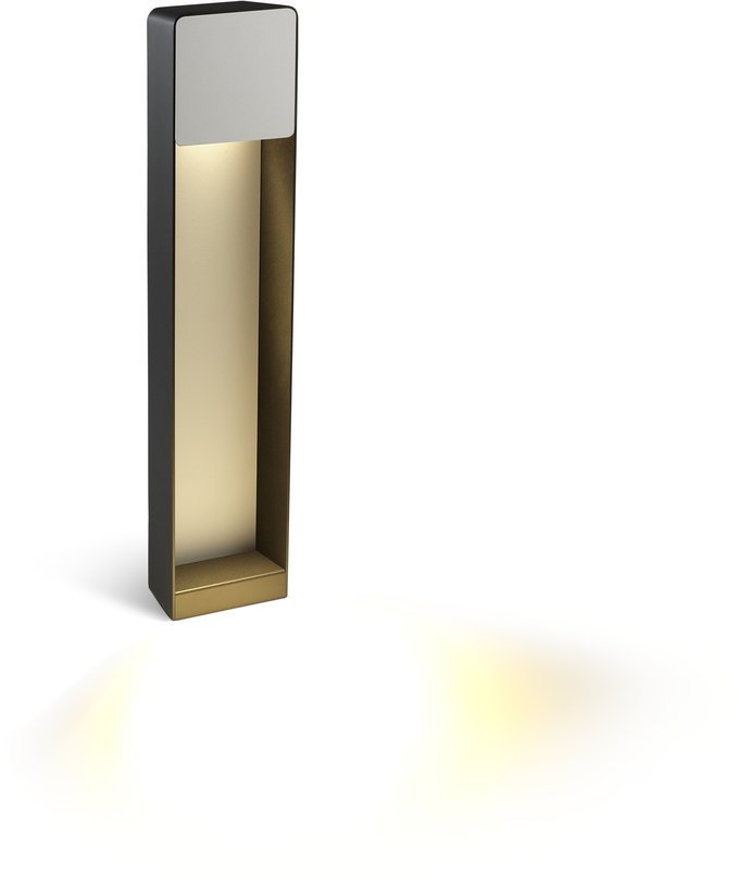 Lampadaire en aluminium gris graphite et blanc Lab B 60 - Marset - The Cool Republic