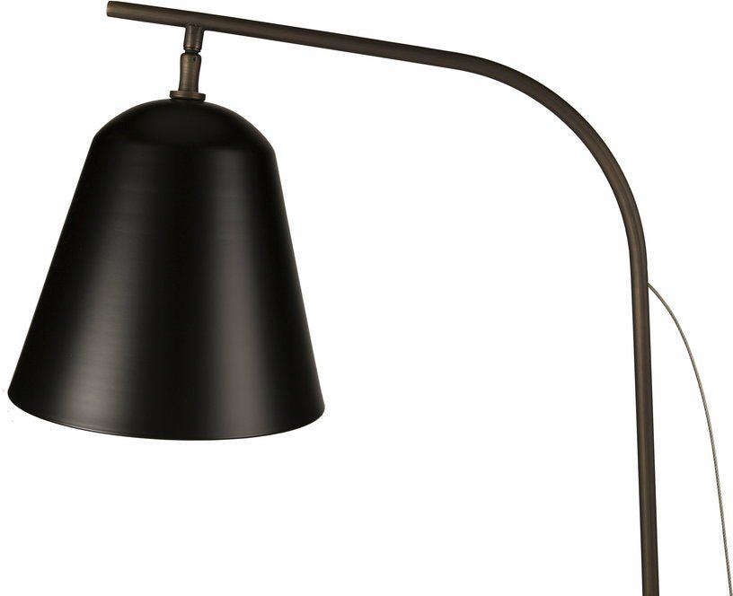 Lampadaire en aluminium noir Line Two - NORR11 - The Cool Republic