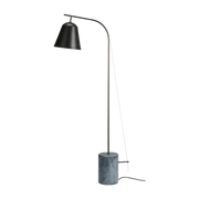 Lampadaire en aluminium noir Line Two - NORR11 - The Cool Republic