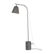 Lampadaire en aluminium oxydé gris Line One - NORR11 - The Cool Republic