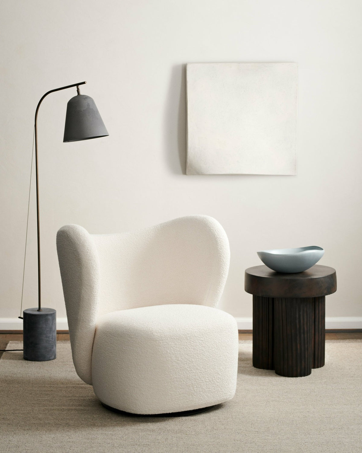 Lampadaire en aluminium oxydé Line Two - NORR11 - The Cool Republic
