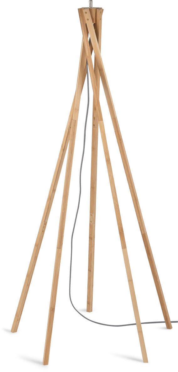 Lampadaire en bambou gris foncé Kilimanjaro - Good & Mojo - The Cool Republic