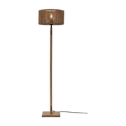 Lampadaire en bambou naturel avec abat-jour en bois naturel 125x30 cm Iguazu - Good & Mojo - The Cool Republic
