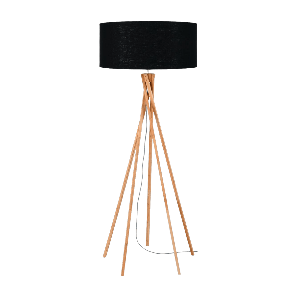 Lampadaire en bambou noir Kilimanjaro - Good & Mojo - The Cool Republic