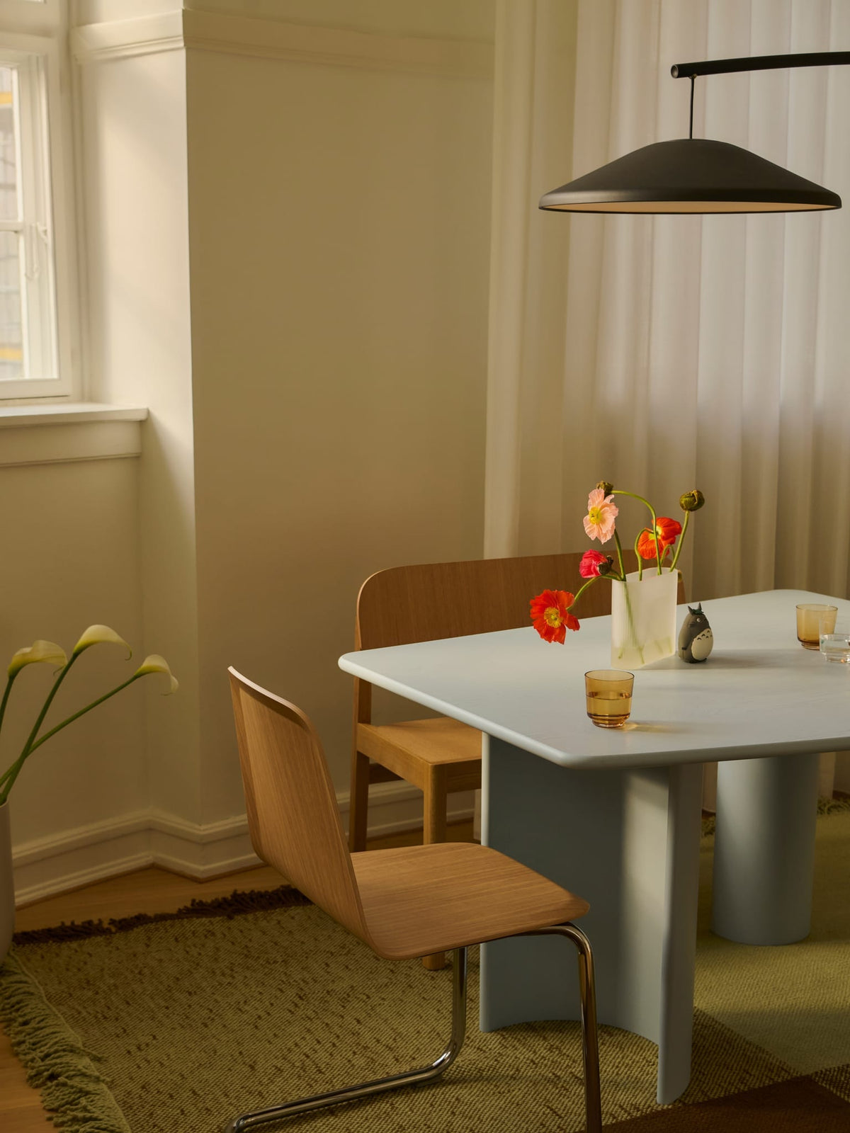 Lampadaire en béton et acier anthracite noir 188cm Contra - Muuto — vue 17