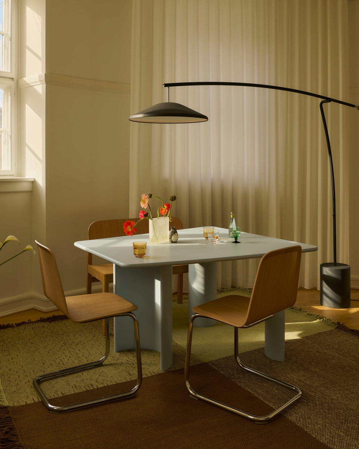 Lampadaire en béton et acier anthracite noir 188cm Contra - Muuto — vue 18