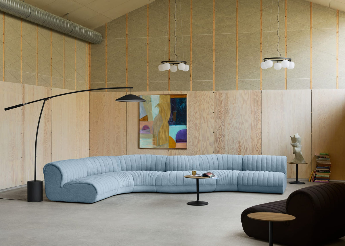 Lampadaire en béton et acier anthracite noir 188cm Contra - Muuto — vue 19