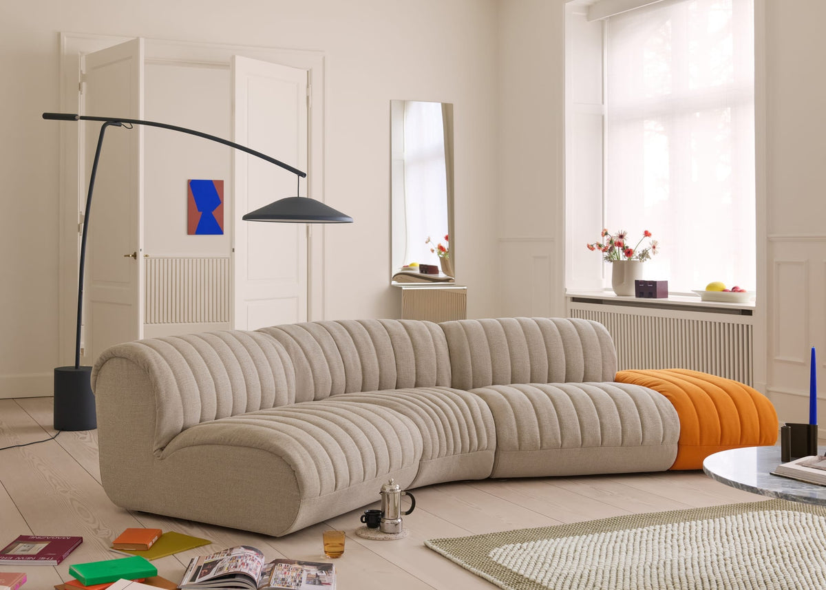 Lampadaire en béton et acier anthracite noir 188cm Contra - Muuto — vue 8