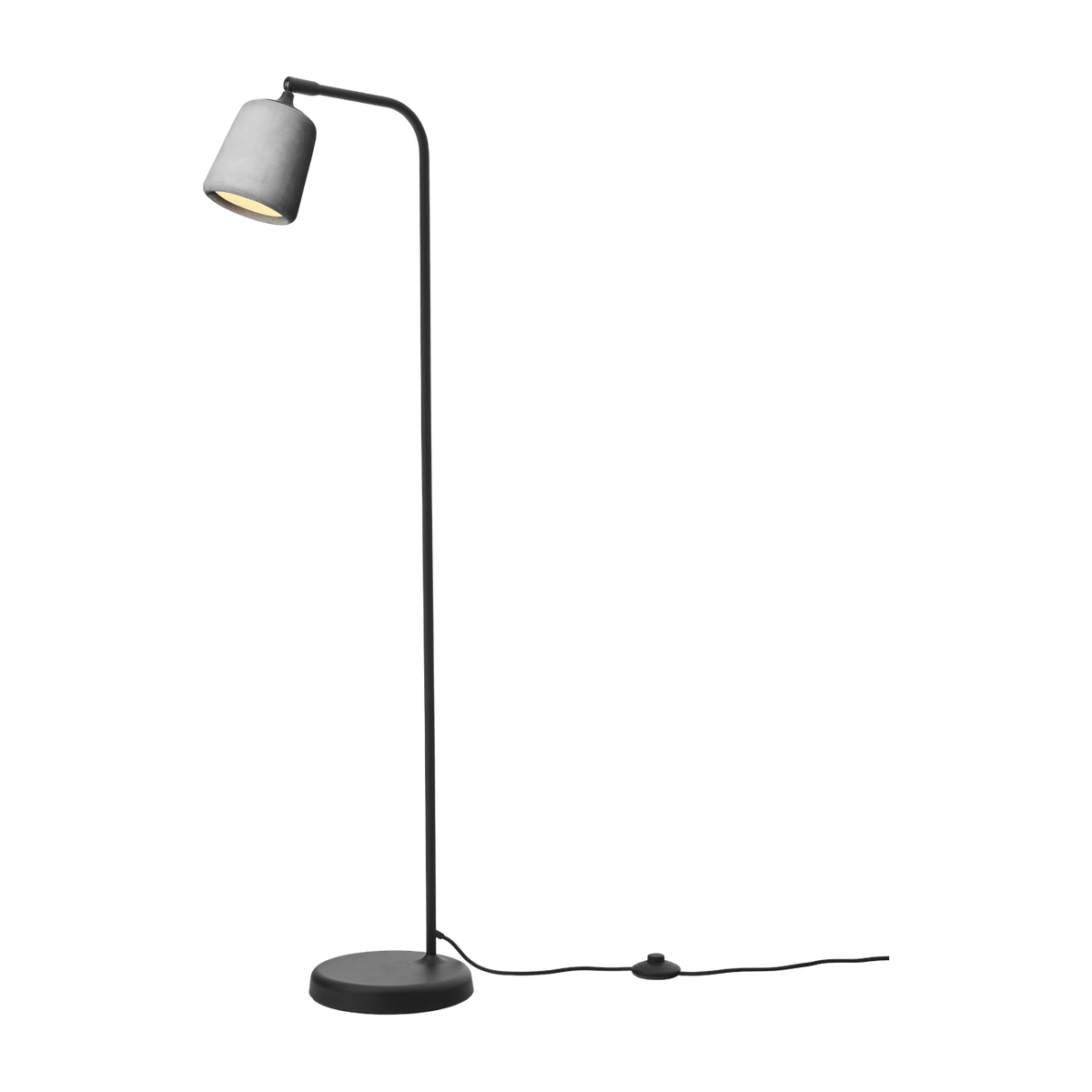 Lampadaire en bêton gris clair 125 cm Material - New Works - The Cool Republic