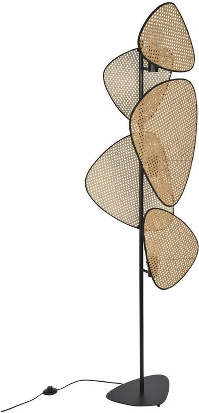 Lampadaire en cannage 50 x 27 x 179 cm Screen - Market set - The Cool Republic