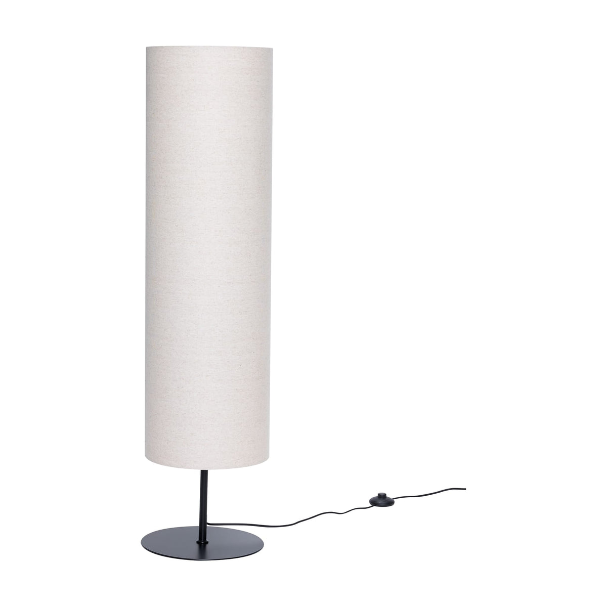 Lampadaire en coton blanc cassé 120cm Sable - Hübsch