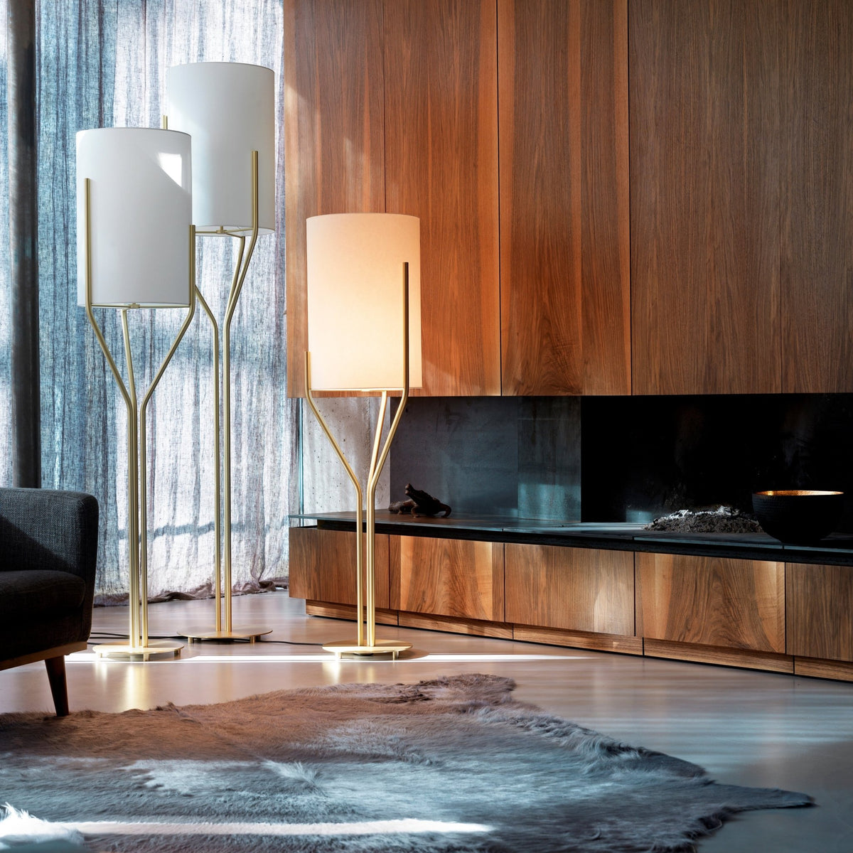 Lampadaire en laiton Arborescence S - CVL Luminaires - The Cool Republic