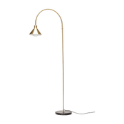 Lampadaire en laiton et marbre doré - Hübsch - The Cool Republic