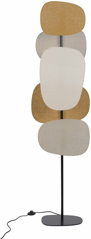 Lampadaire en lin 174 cm Screen 70's - Market set - The Cool Republic