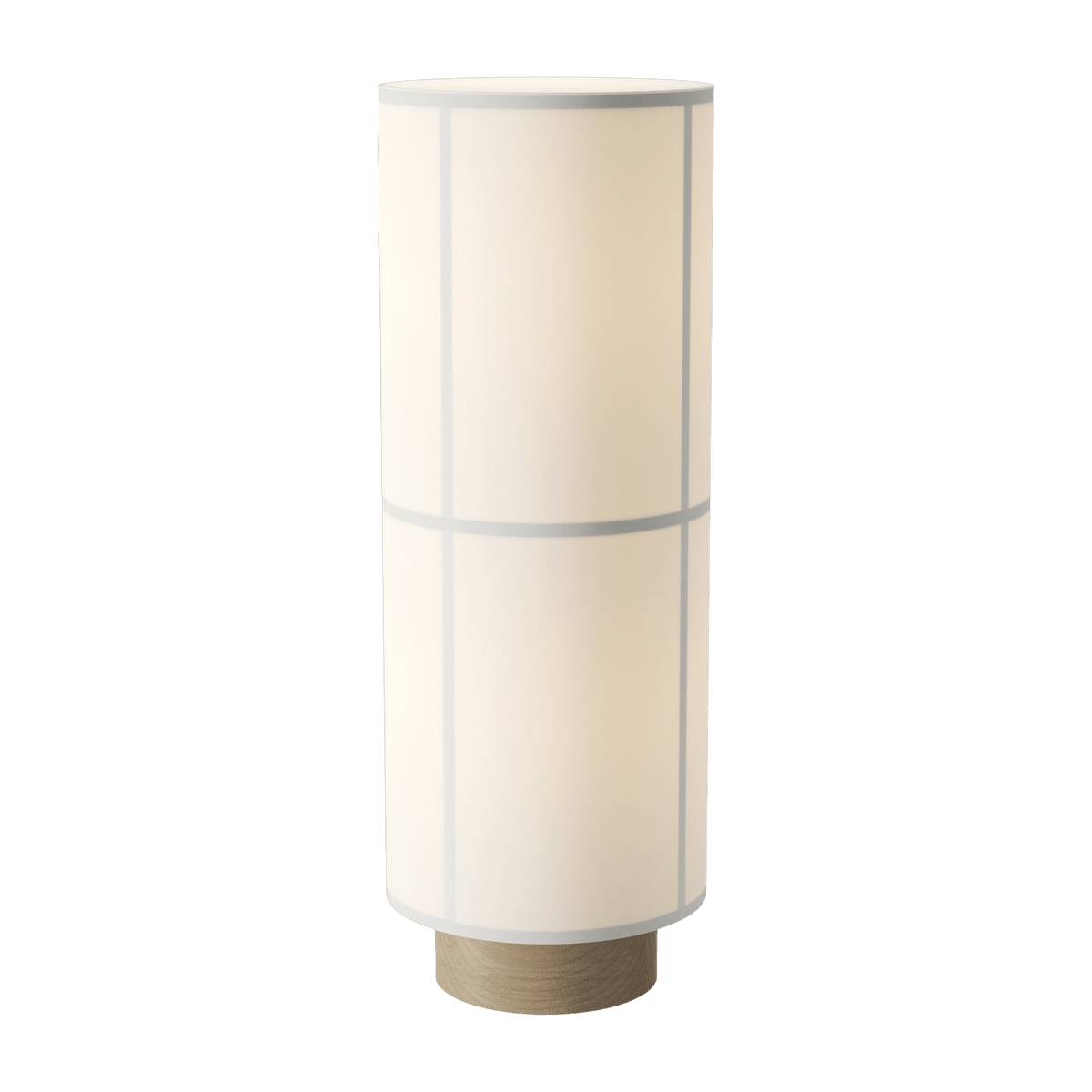 Lampadaire en lin blanc 83cm Hashira - Audo - The Cool Republic