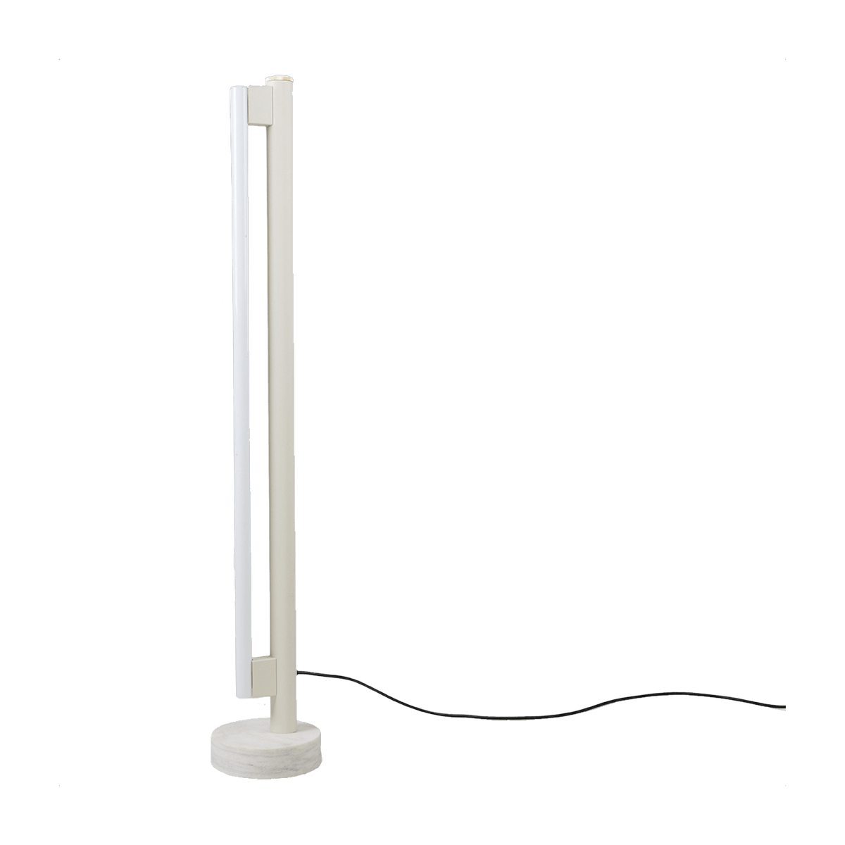 Lampadaire en marbre et acier crème 113 cm Eiffel - Frama - The Cool Republic