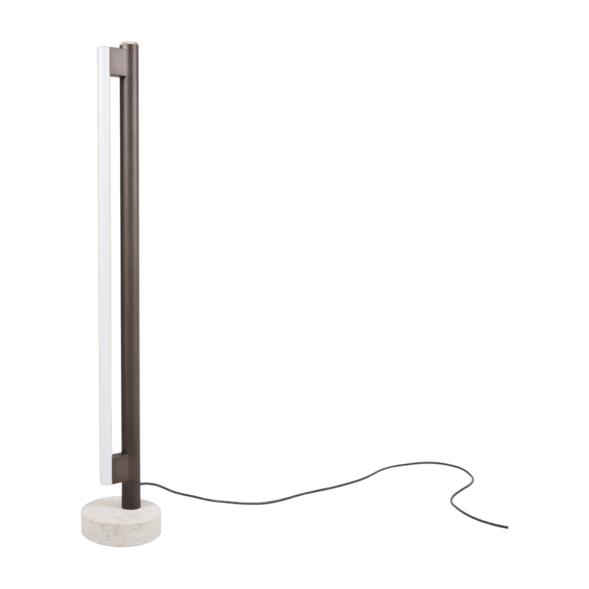 Lampadaire en marbre et acier noir 113 cm Eiffel - Frama - The Cool Republic
