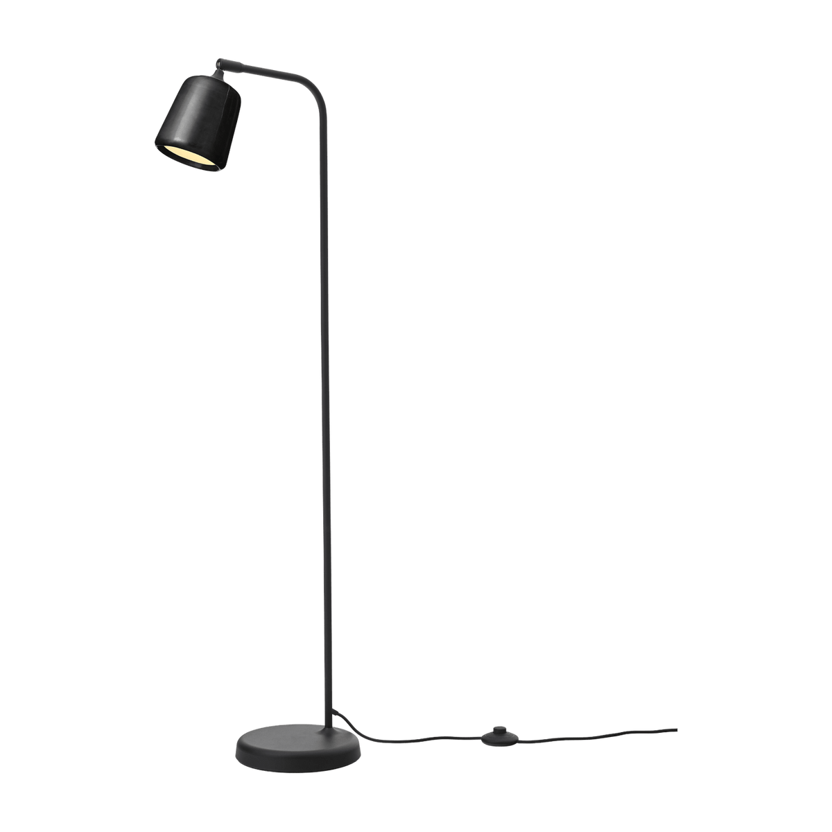 Lampadaire en marbre noir 125 cm Material - New Works - The Cool Republic