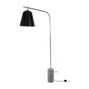 Lampadaire en marbre noir Line Two - Norr11 - The Cool Republic