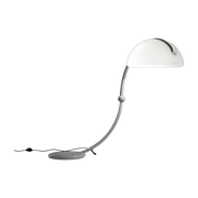 Lampadaire en métal blanc 55 x 120 cm Serpente - Martinelli Luce - The Cool Republic