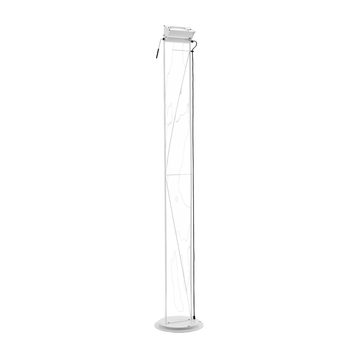 Lampadaire en métal blanc Opus - Lumina - The Cool Republic
