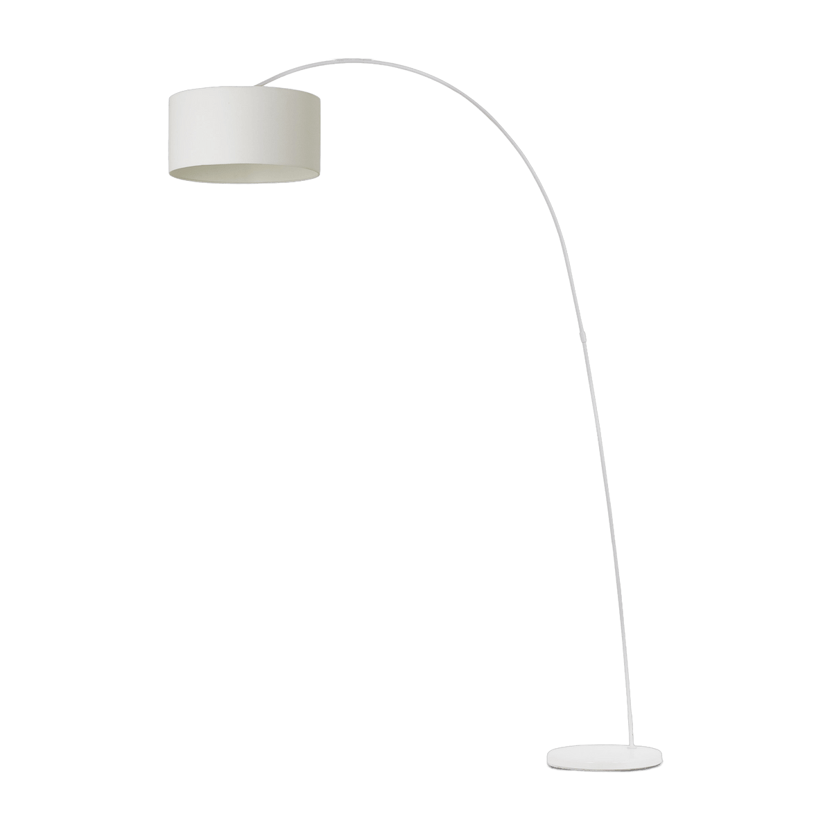 Lampadaire en métal blanc Papua - Faro Barcelona - The Cool Republic