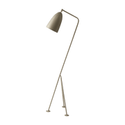 Brass taupe floor lamp - Gubi - The Cool Republic