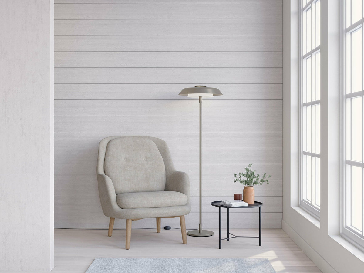 Lampadaire en métal champagne 43 cm Horisont - Belid - The Cool Republic
