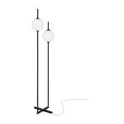 Lampadaire en métal noir 150 cm Sixth sense - Maytoni - The Cool Republic
