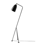 Black brass floor lamp - Gubi - The Cool Republic