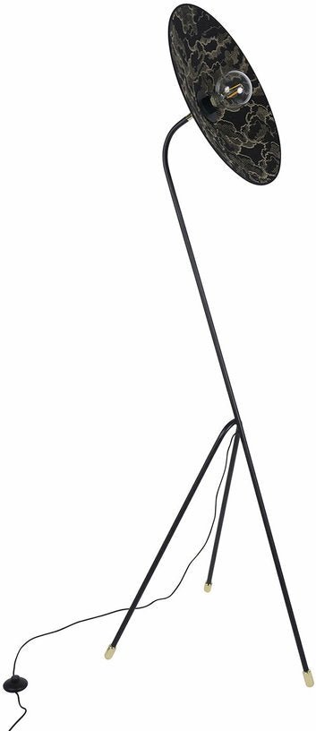 Lampadaire en métal peint noir 180 cm Gatsby - Market set - The Cool Republic