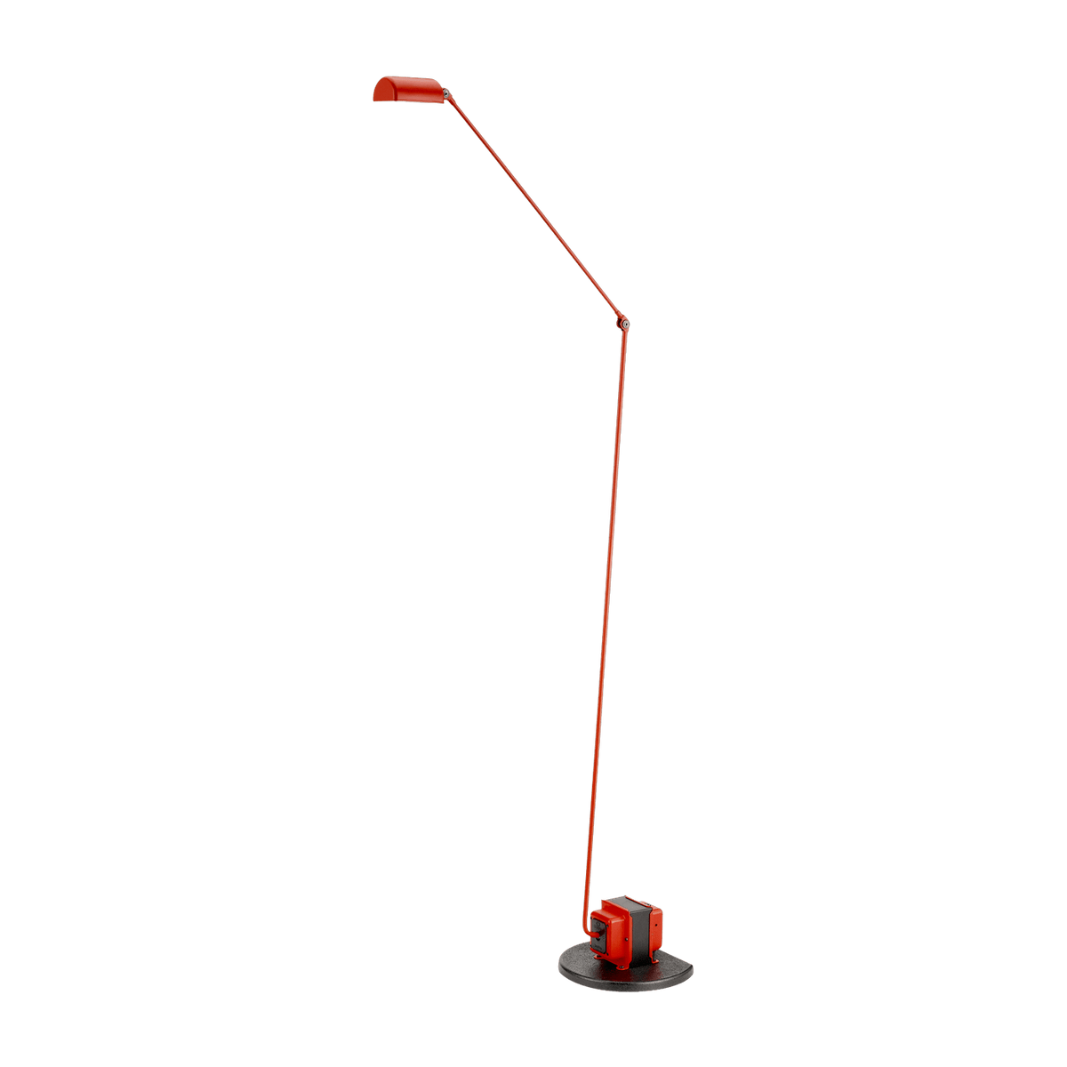 Lampadaire en métal rouge mat Daphine Terra - Lumina - The Cool Republic