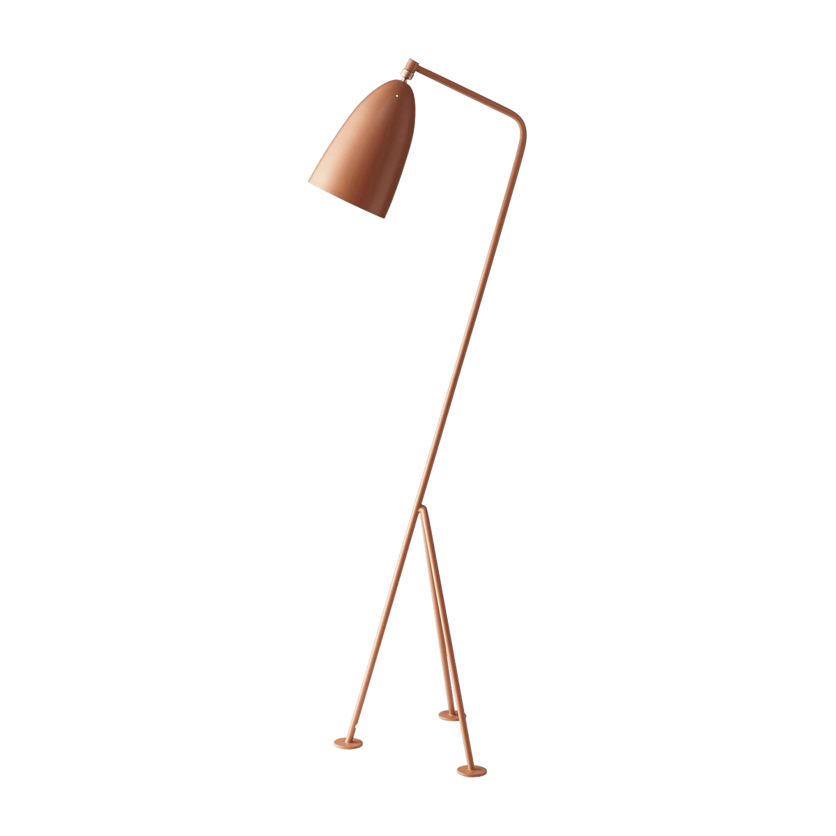 Floor Lamp corail in brass - Gubi - The Cool Republic