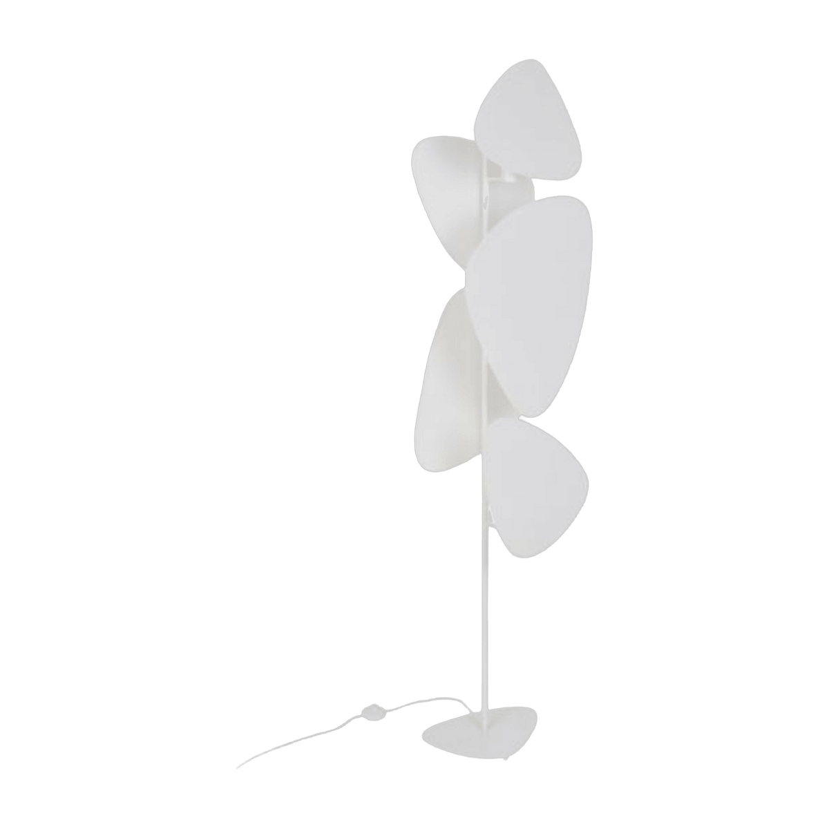 Lampadaire en papier blanc 50 x 27 x 179 cm Screen Murano - Market set - The Cool Republic