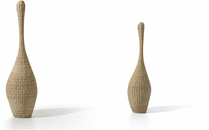 Lampadaire en rotin naturel 40 x 155 cm Bolla M - Gervasoni - The Cool Republic
