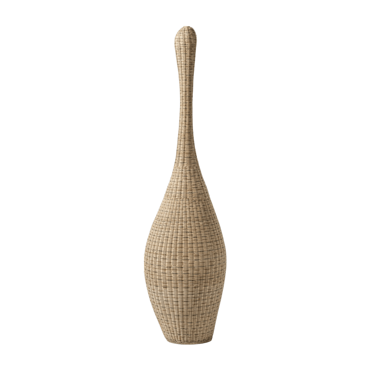 Lampadaire en rotin naturel 48 x 190 cm Bolla L - Gervasoni - The Cool Republic