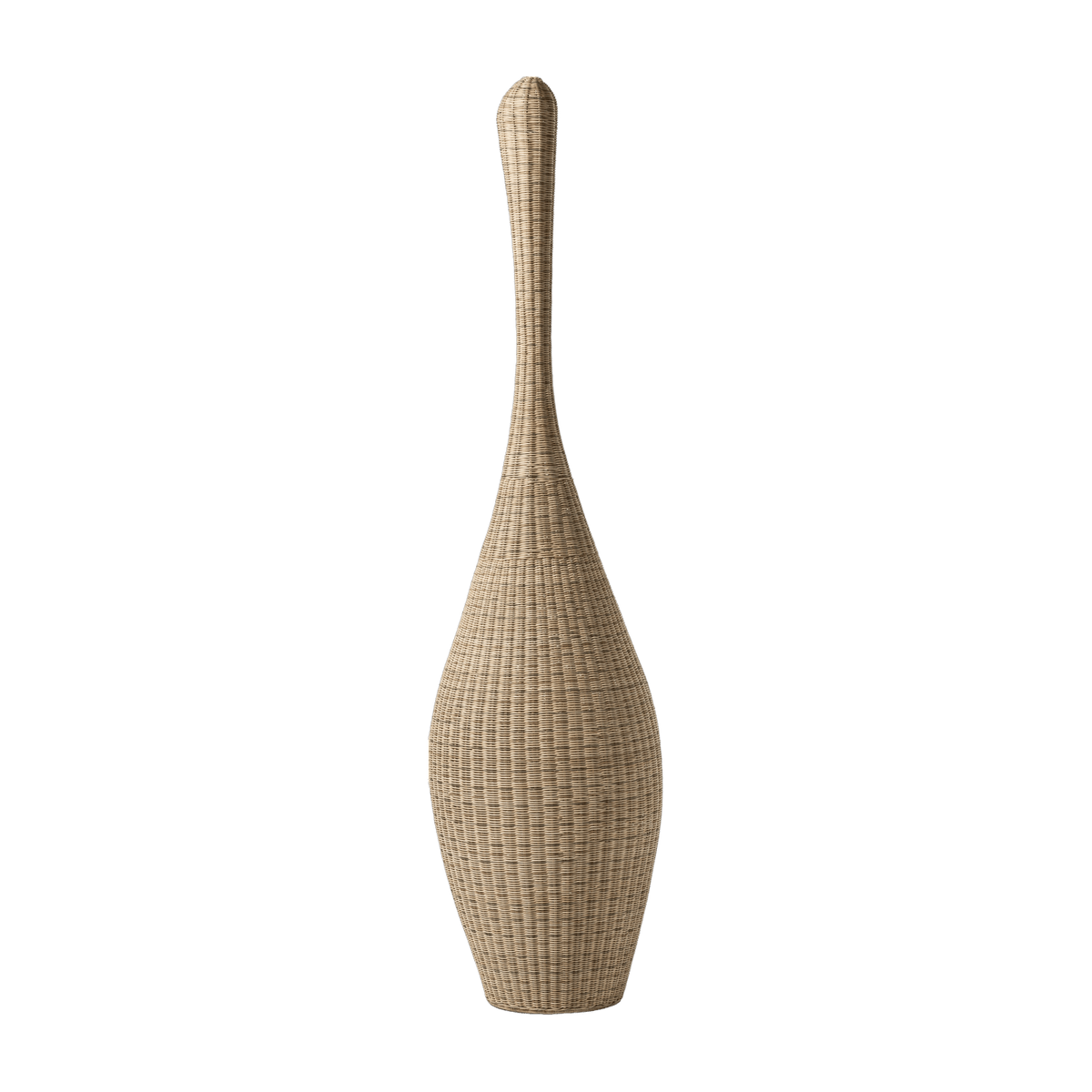 Lampadaire en rotin naturel 56 x 225 cm Bolla XL - Gervasoni - The Cool Republic