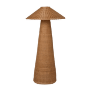 Lampadaire en rotin tressé Dou - Ferm Living - The Cool Republic