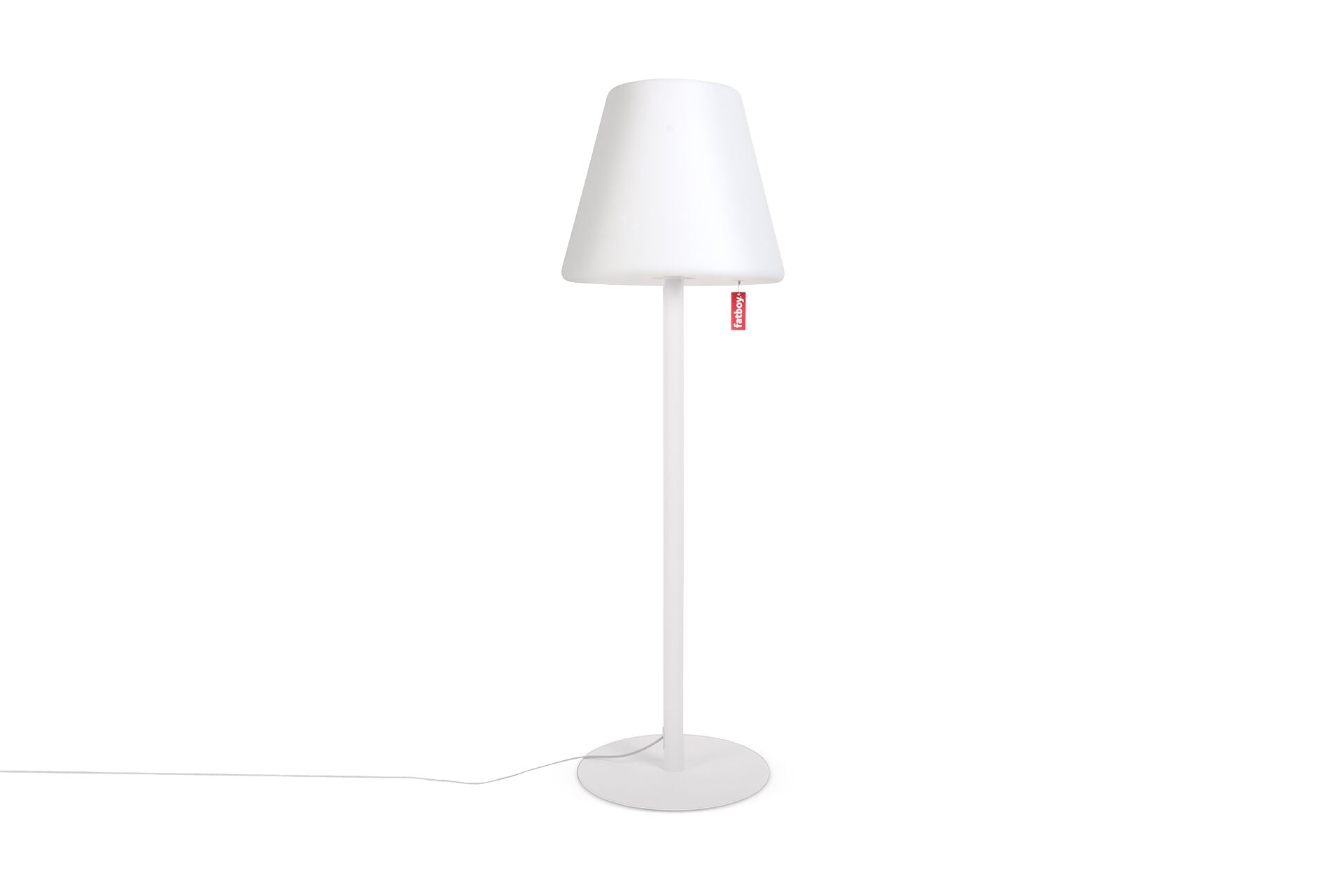 Lampadaire extérieur blanc 58x182cm Edison The Giant - Fatboy - The Cool Republic
