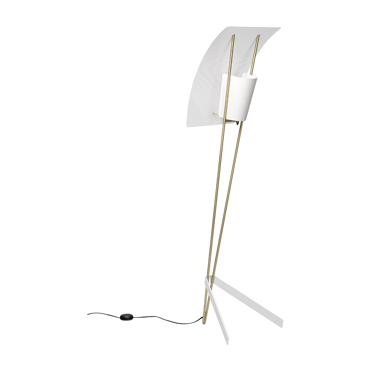 Lampadaire G30 Blanc Pierre Guariche - Sammode - The Cool Republic