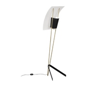Lampadaire G30 Noir et Blanc Pierre Guariche - Sammode - The Cool Republic