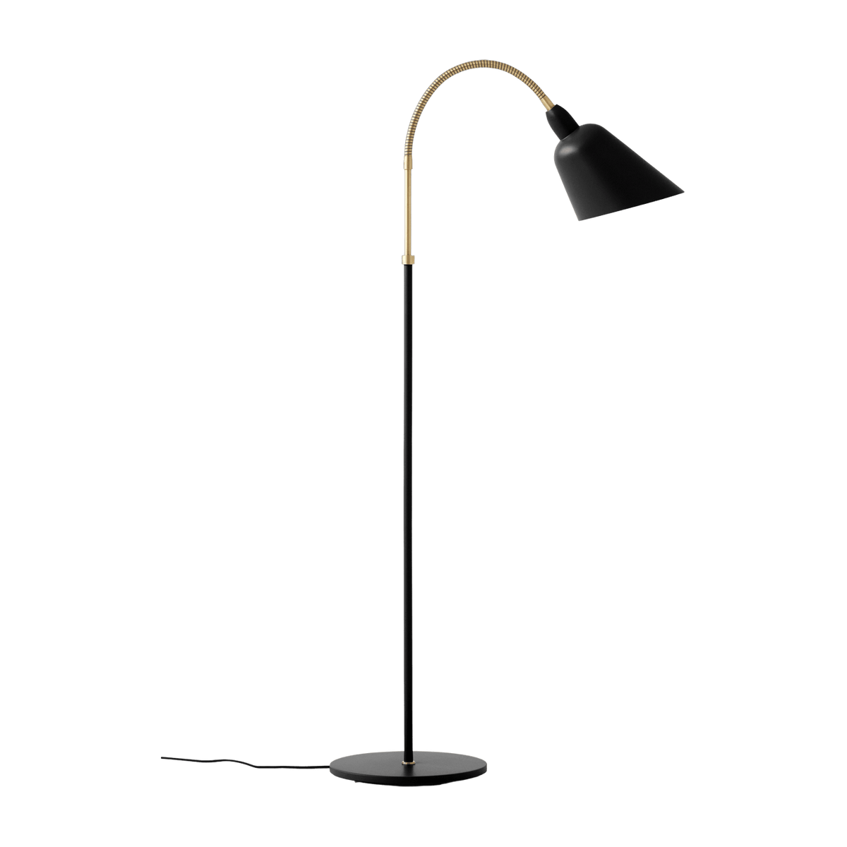 Grey floor lamp with bronze detail Anniversary Edition Bellevue - &tradition - The Cool Republic