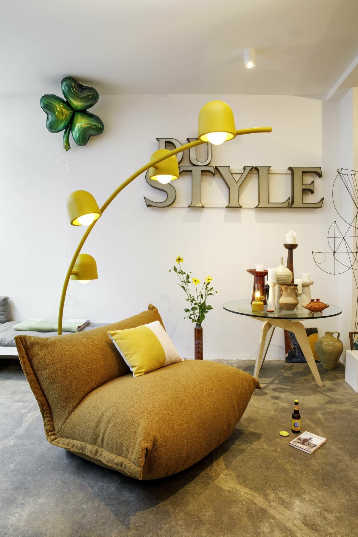 Lampadaire jaune Big Lebow - Fatboy - The Cool Republic