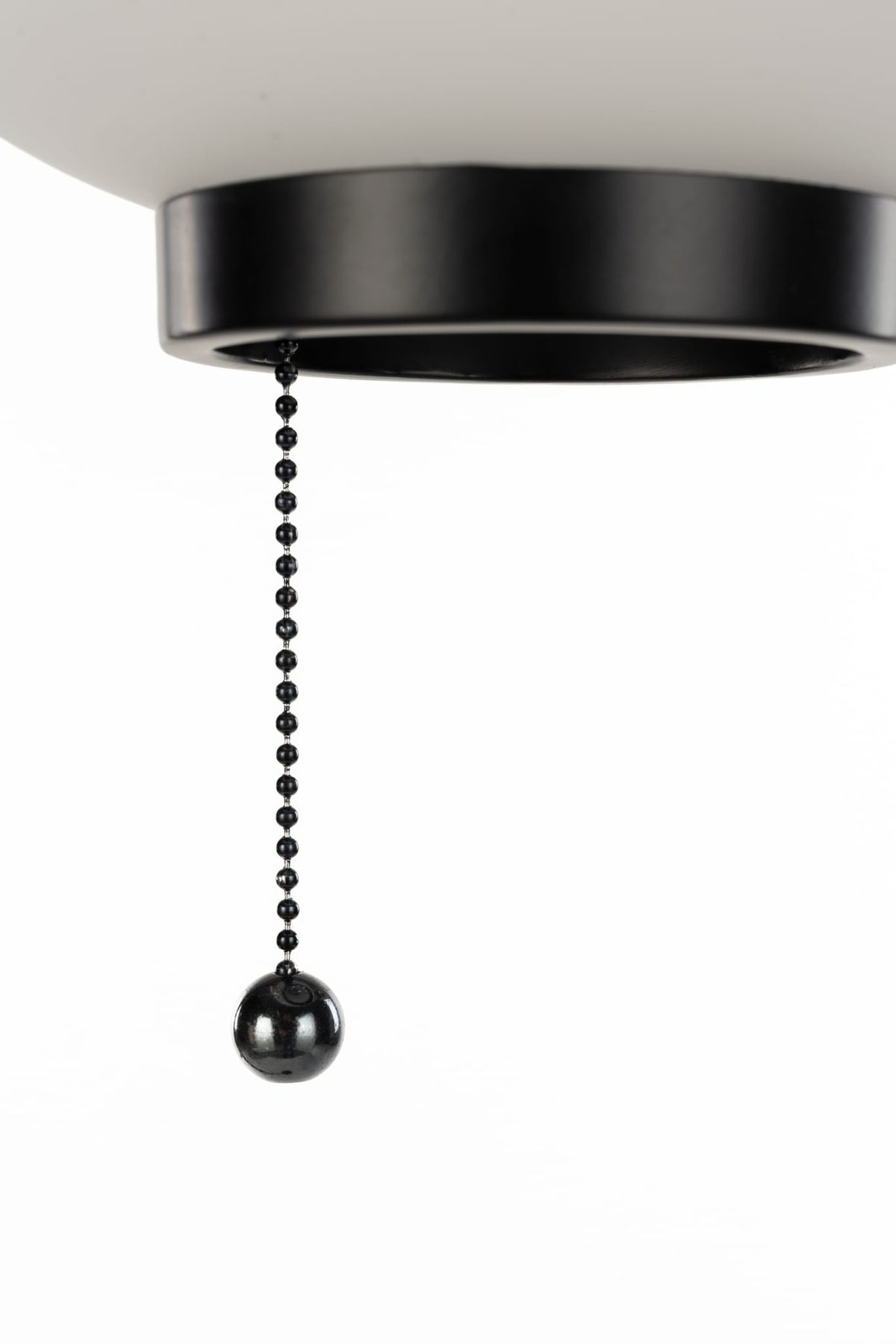 Lampadaire liseuse en métal noir et abat-jour en verre opalin beige 130,5cm Bumble - Zuiver — vue 7