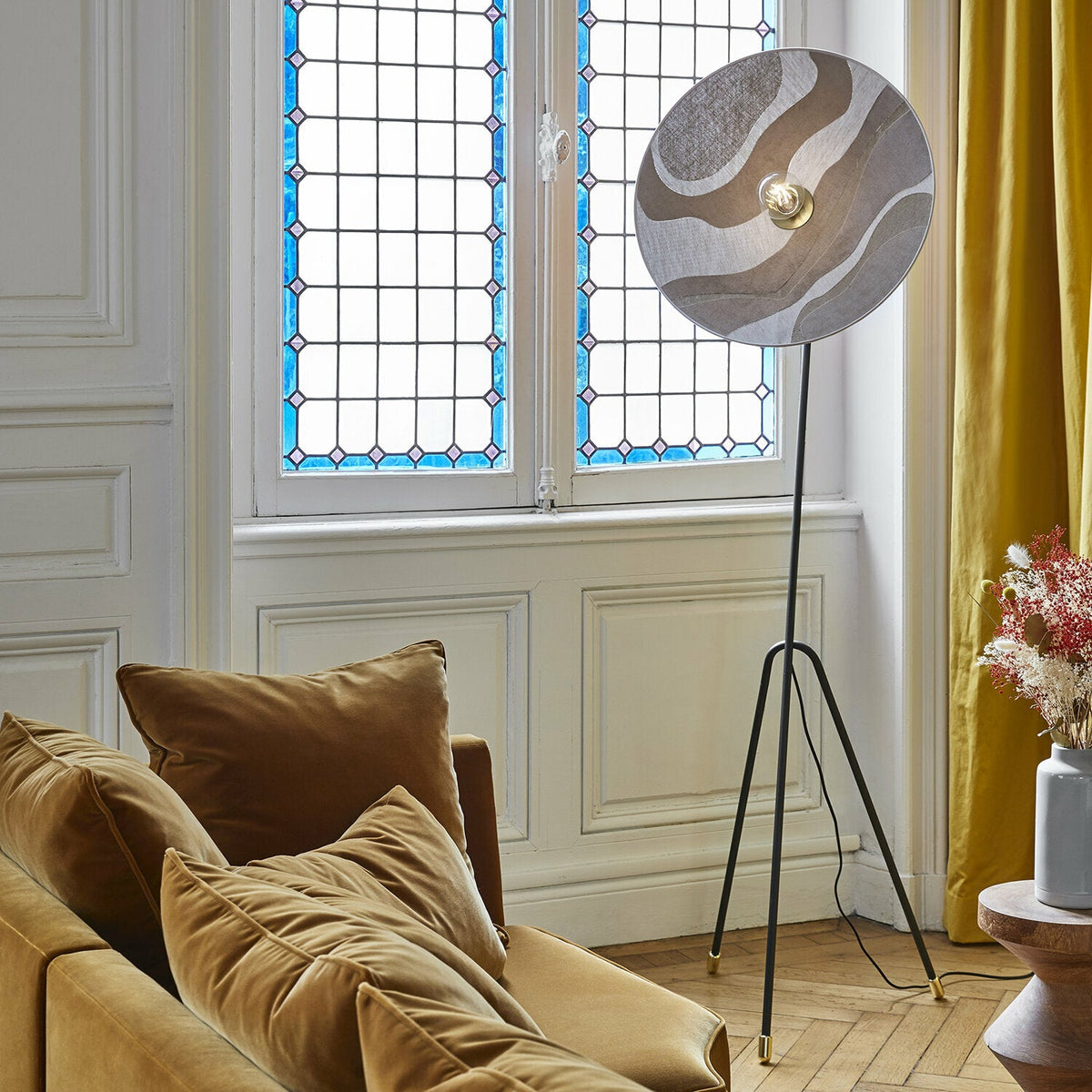 Lampadaire malachite sable 59 x 180 cm Sonia laudet - Market set - The Cool Republic