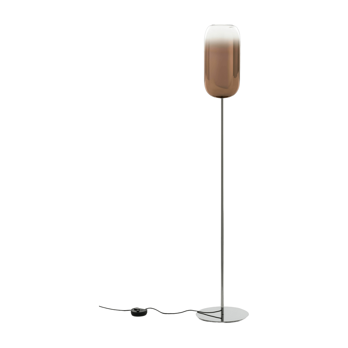 Lampadaire marron cuivré Gople - Artemide - The Cool Republic